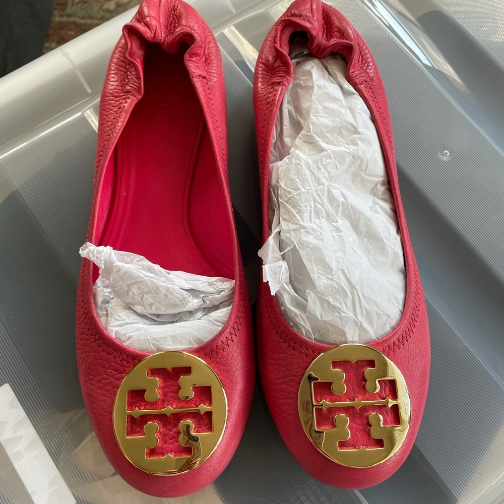 Tory Burch Reva tulip pink 9.5